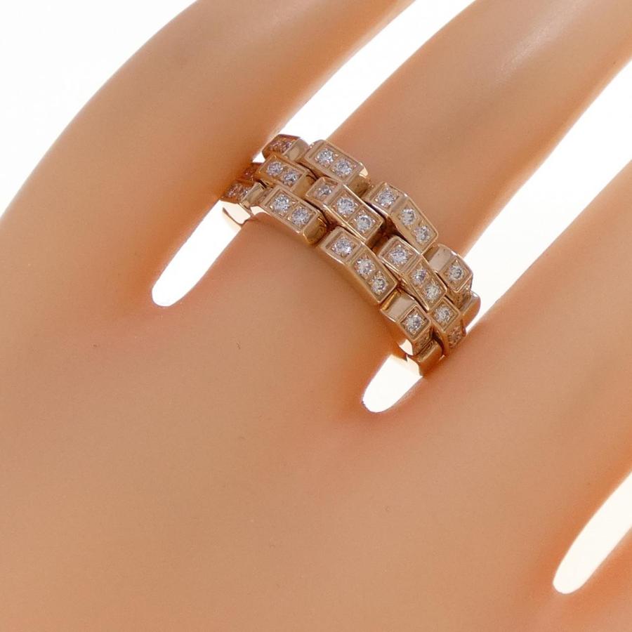 中古 CHIMENTO キメント ダイヤモンド リング K18PG ピンクゴールド 750 - メルカリ