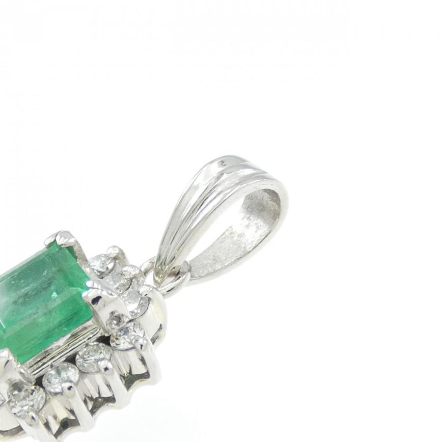 PT900 エメラルド ペンダント 0.53CT : KOMEHYO ONLINESTORE Yahoo!店 