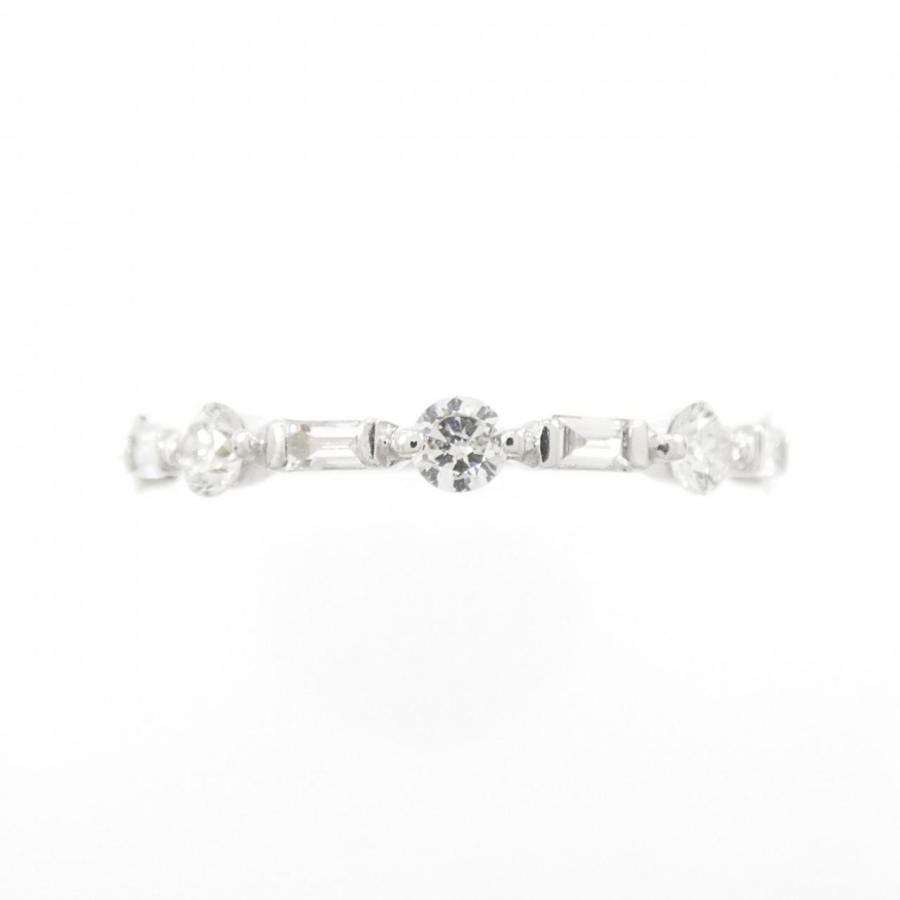 K18WG ダイヤモンド リング 指輪 K18WG ダイヤモンド リング 0.45CT : KOMEHYO ONLINESTORE Yahoo!店