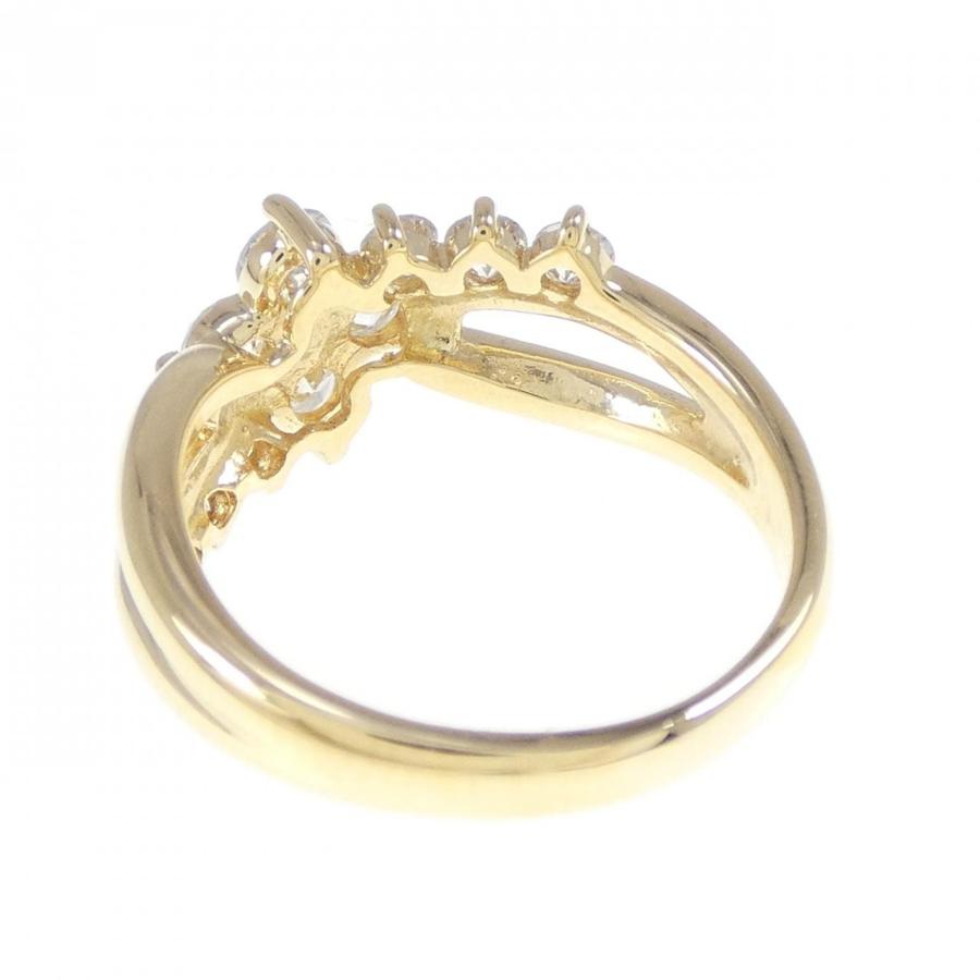 K18YG フラワー ダイヤモンド リング 0.75CT : KOMEHYO ONLINESTORE