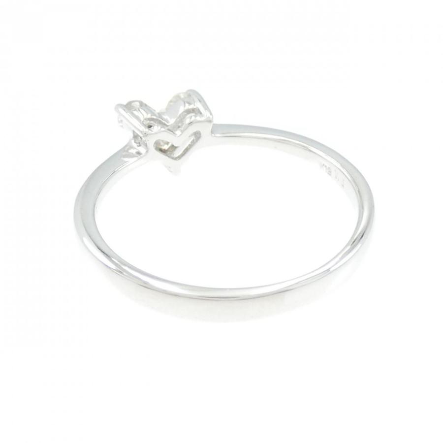 K18WG ハート ダイヤモンド リング 0.25CT : KOMEHYO ONLINESTORE 