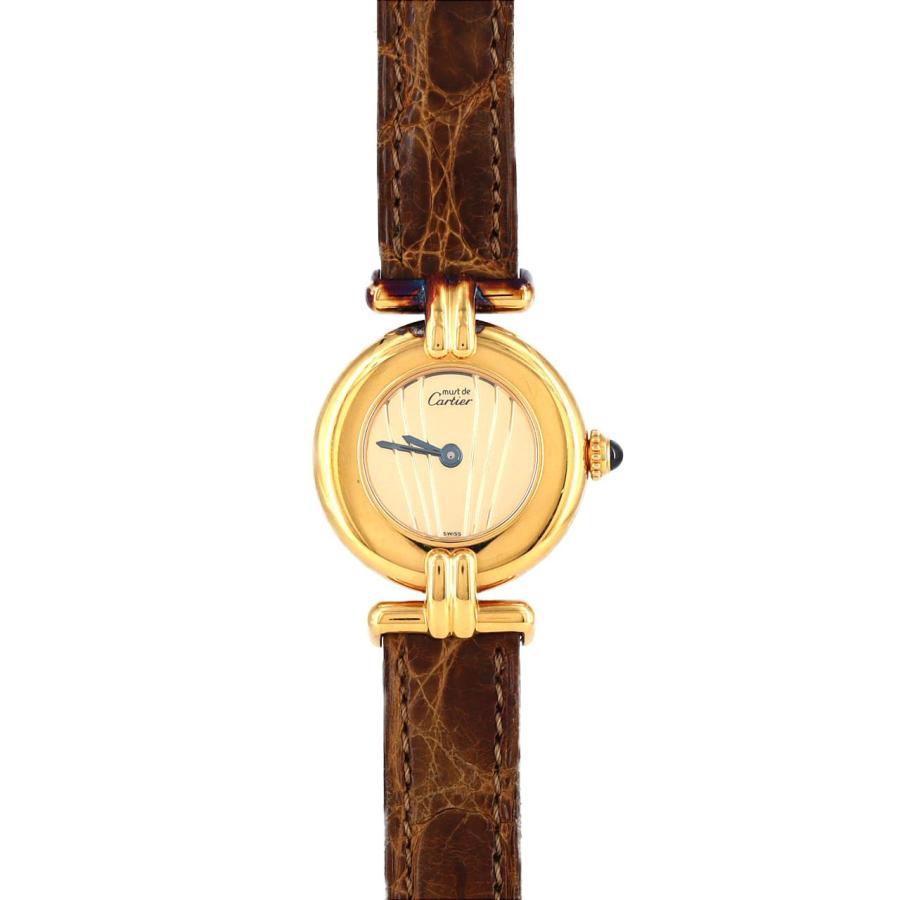 【ノーメンテナンス還元価格】カルティエ マストコリゼSM GP W1000653 GP クォーツ Cartier - 【ノーメンテナンス還元価格】カルティエ マストコリゼSM GP