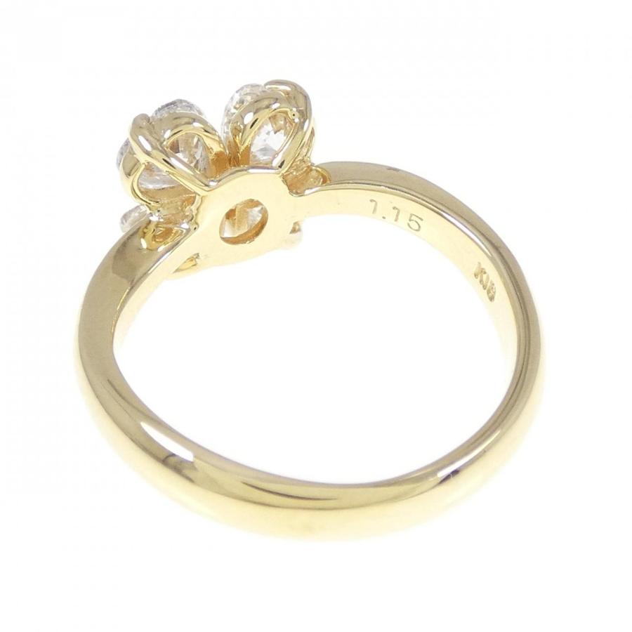 K18YG フラワー ダイヤモンド リング 1.15CT : KOMEHYO ONLINESTORE 