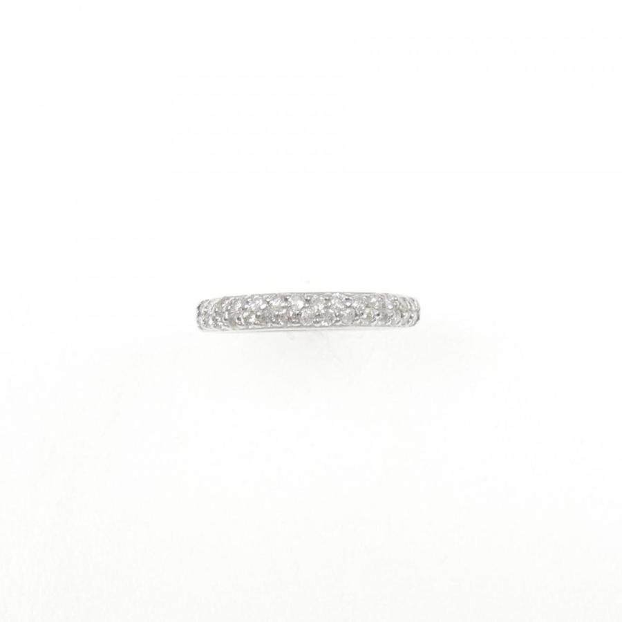 K18WG パヴェ ダイヤモンド ピンキー リング 0.20CT : KOMEHYO