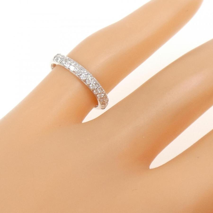 K18WG パヴェ ダイヤモンド ピンキー リング 0.20CT : KOMEHYO
