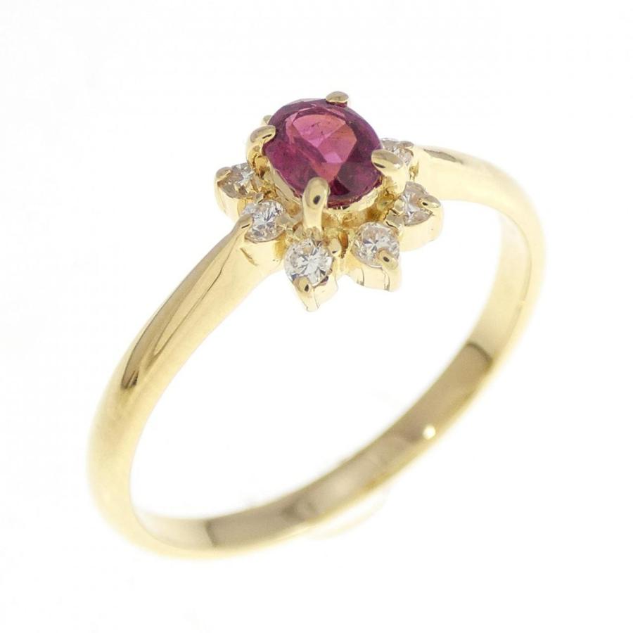 k18 ルビー ダイヤモンドリング K18 ルビー ダイヤモンド リング 0.88 ct 0.22 ct