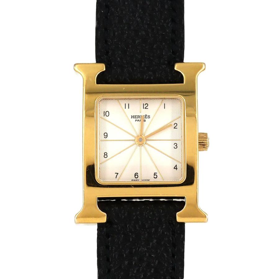 【美品】HERMES エルメス　HH1.201 Hウォッチ ゴールド 稼働品 エルメス Hウォッチ GP HH1.201 クォーツ : KOMEHYO ONLINESTORE Yahoo