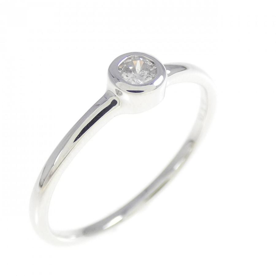 K10WG ダイヤモンド リング 0.10CT : KOMEHYO ONLINESTORE Yahoo!店