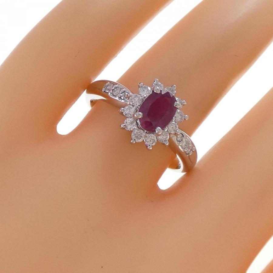 Pt900 ルビーダイヤリング PT900 ルビー リング 0.95CT : KOMEHYO ONLINESTORE Yahoo!店 - 通販