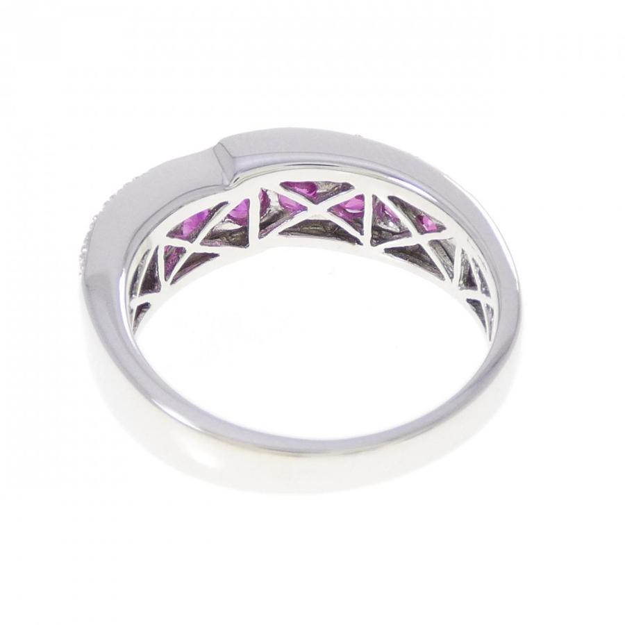 K18WG ルビー リング 0.75CT_2