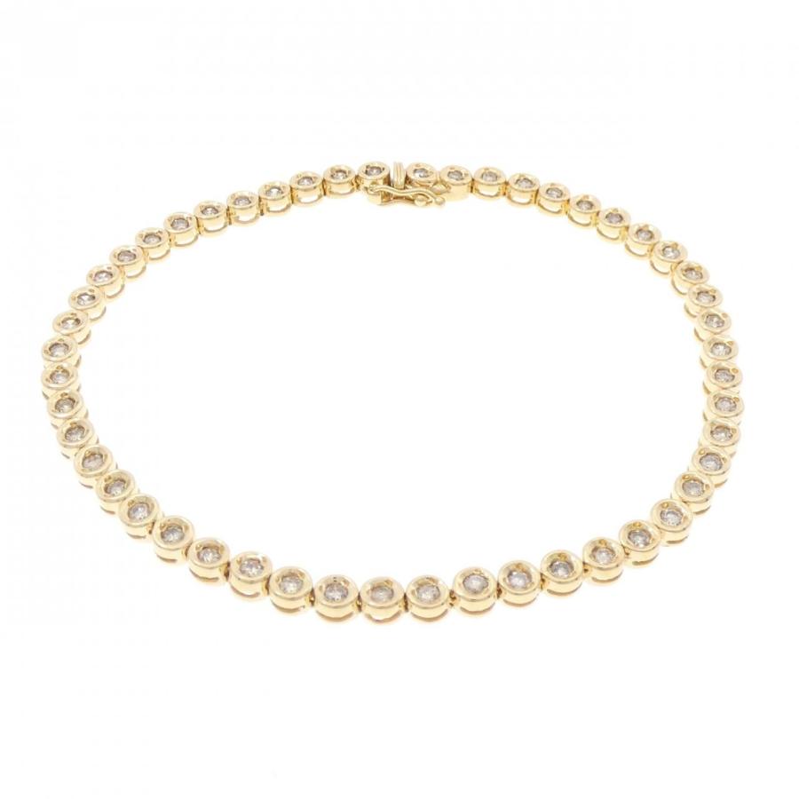 K18YG ダイヤモンド ブレスレット 1.00CT : KOMEHYO ONLINESTORE Yahoo