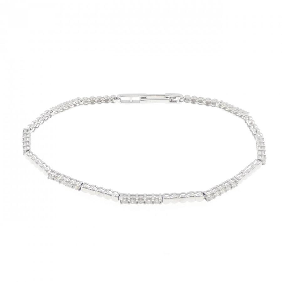 K18WG ダイヤモンド ブレスレット 1.00CT : KOMEHYO ONLINESTORE Yahoo 