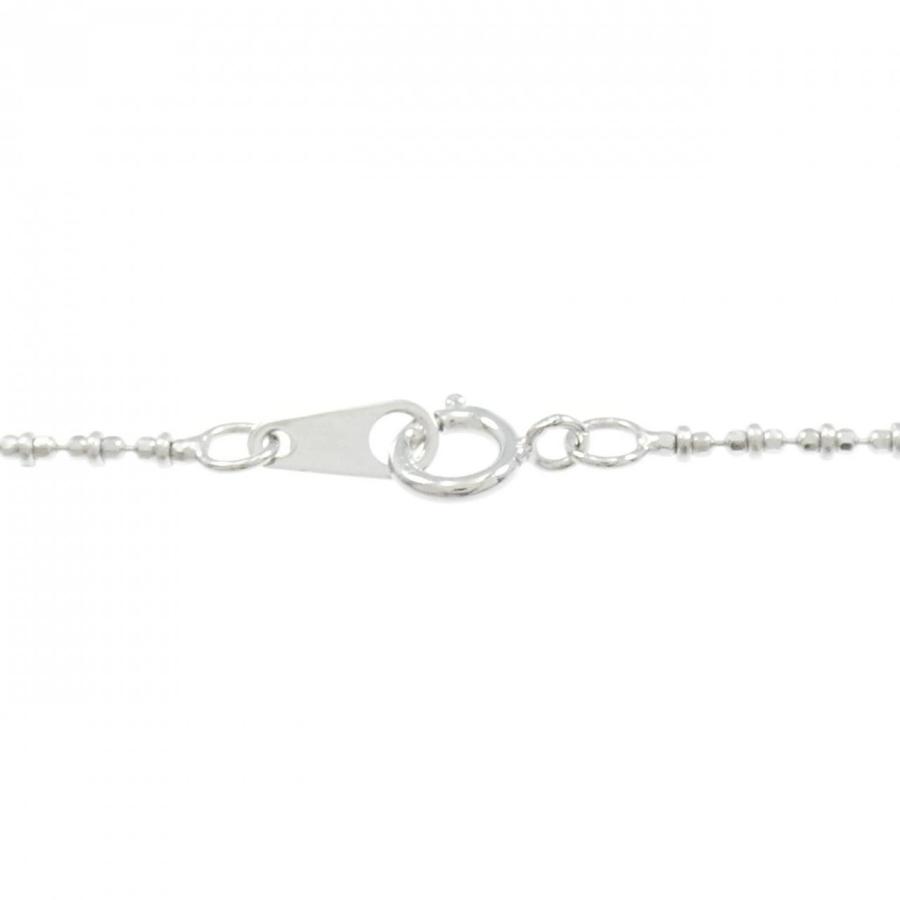 ete K18 ダイヤ クロス ネックレス 0.03ct 1.74g agete（リング(指輪 