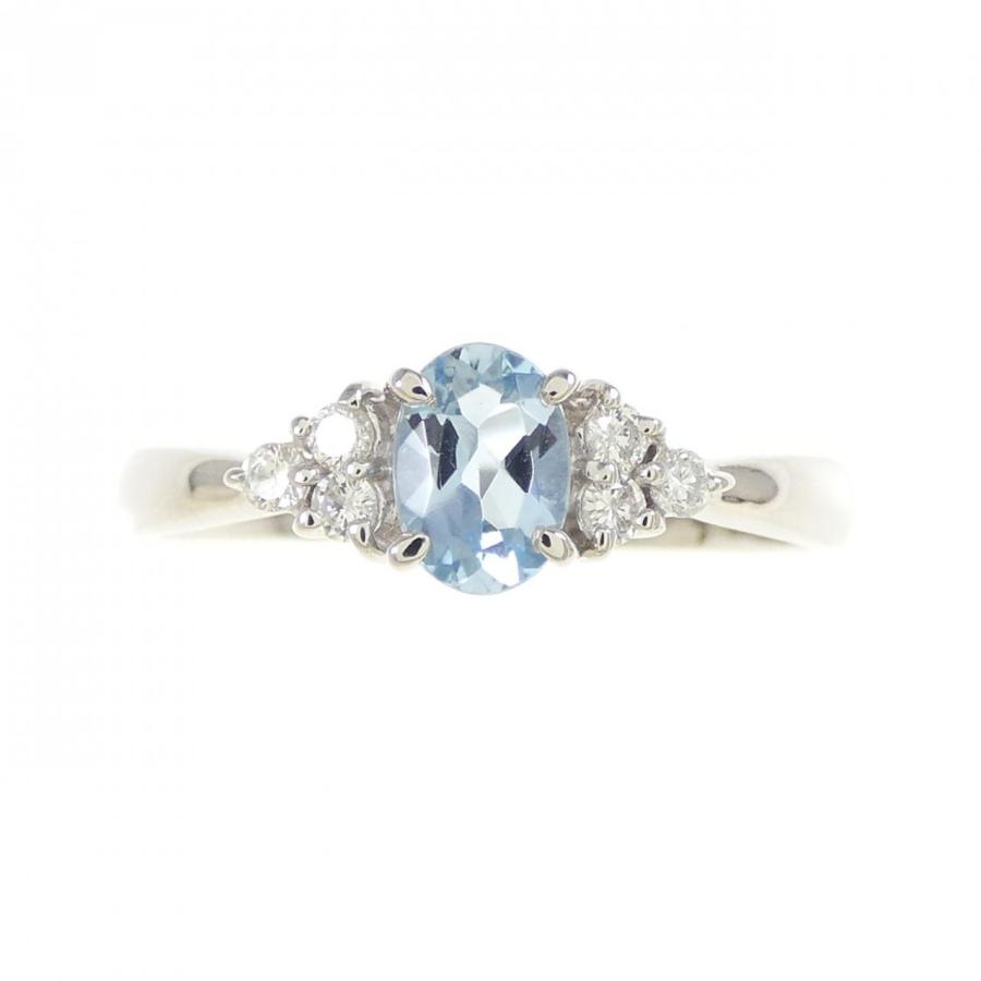 PT900 アクアマリン リング 0.41CT : KOMEHYO ONLINESTORE Yahoo!店 