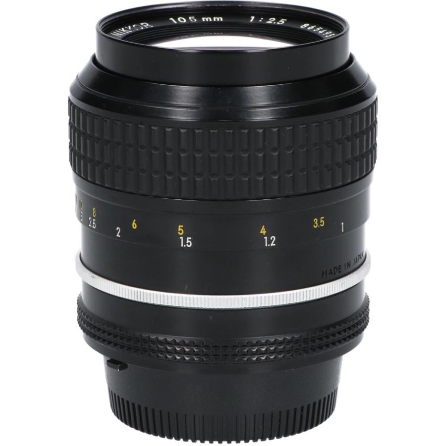 Nikon NIKKOR-P 初期非Ai 105mm f2.5 試写あり 実用品 Nikon NIKKOR-P