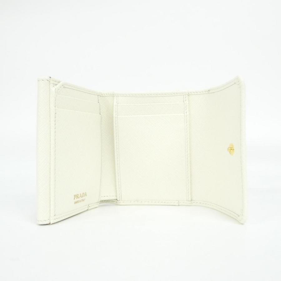 プラダ 1MH043 財布 現行◇未使用◇PRADA 1MH043 三つ折り財布 三角 