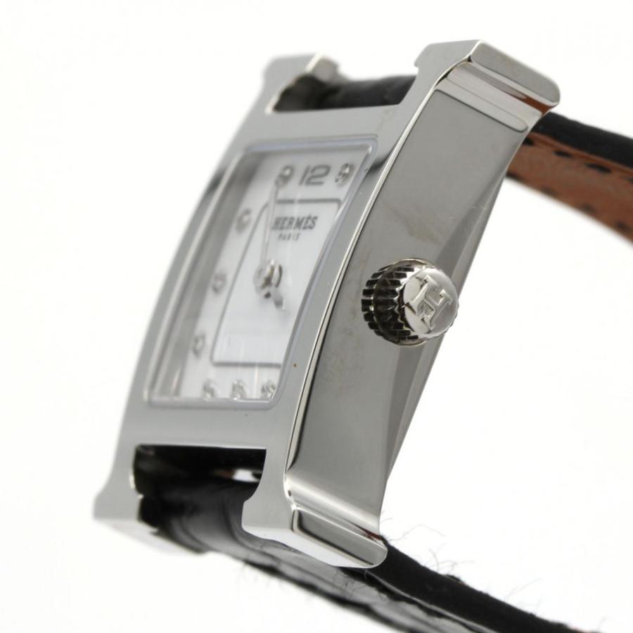ノーメンテナンス還元価格】エルメス Hウォッチ・11P HH1.110 SS 