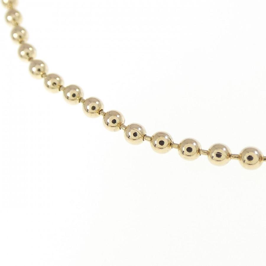 K18YG ボール チェーンネックレス : KOMEHYO ONLINESTORE Yahoo!店 