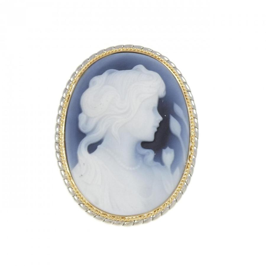 K18YG/PT900 メノウカメオ ブローチ : KOMEHYO ONLINESTORE Yahoo!店  