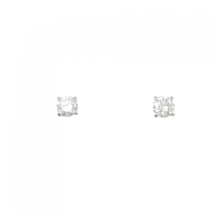 Pt900ダイヤモンドピアス計0.685ct PT900 ソリティア ダイヤモンド ピアス 0.685CT : KOMEHYO ONLINESTORE