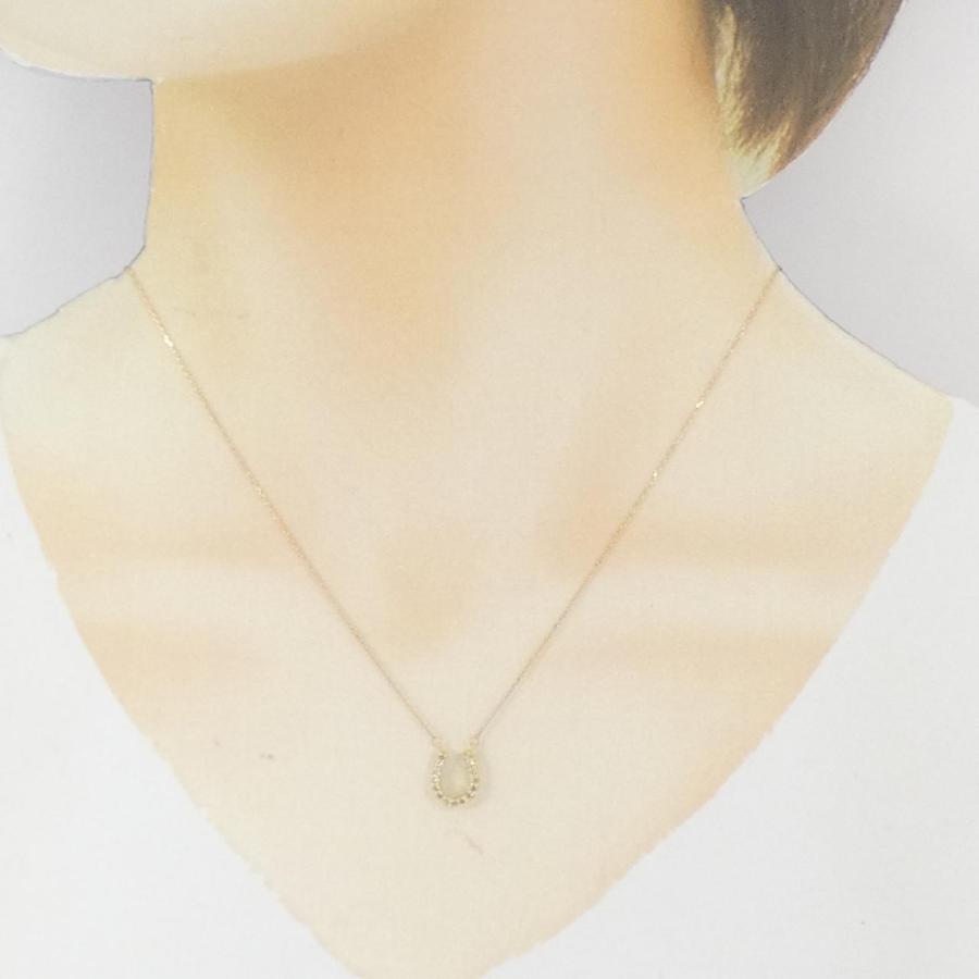 ジーエスティービー ダイヤモンド ネックレス 0.12CT_5