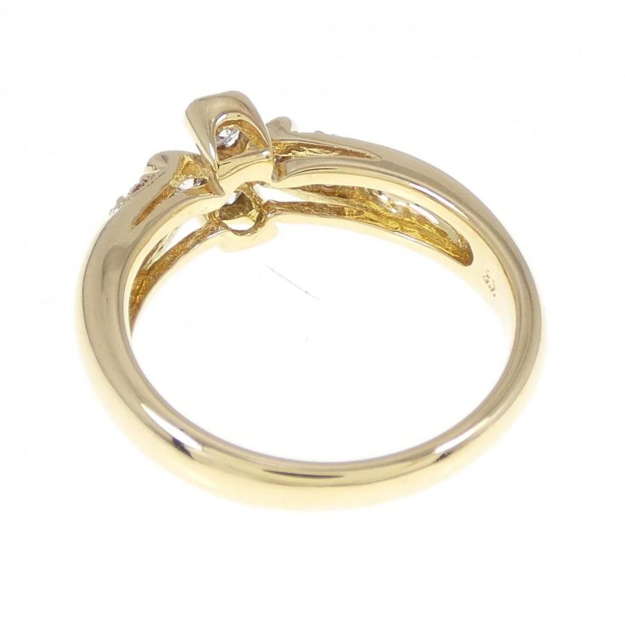K18YG クローバー ダイヤモンド リング 0.35CT : KOMEHYO ONLINESTORE 