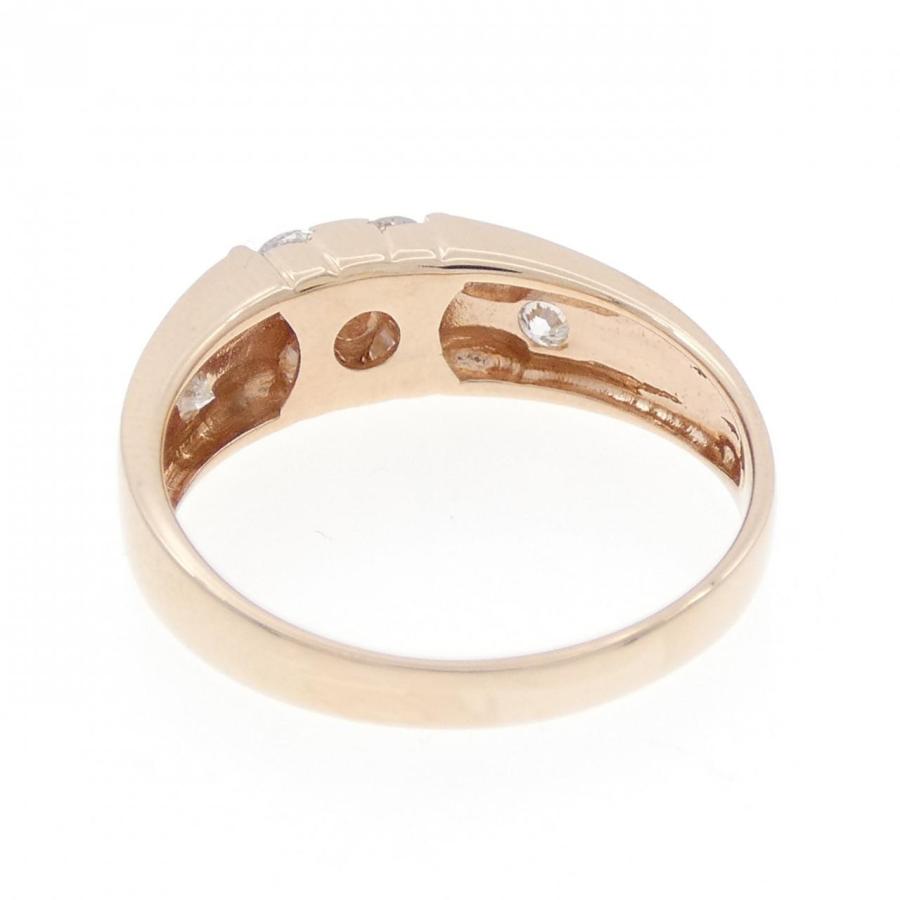 K18 PG ダイヤモンド リング K18PG ダイヤモンド リング 0.52CT : KOMEHYO ONLINESTORE Yahoo!店