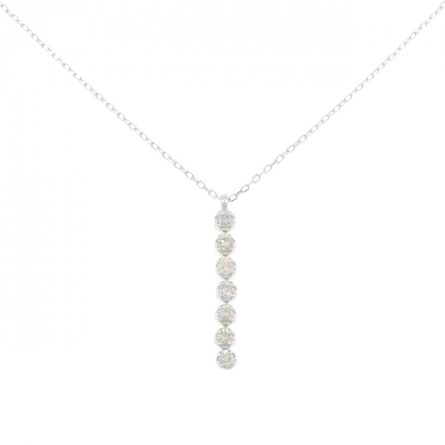 K10WG ダイヤモンド ネックレス 0.20CT : KOMEHYO ONLINESTORE Yahoo