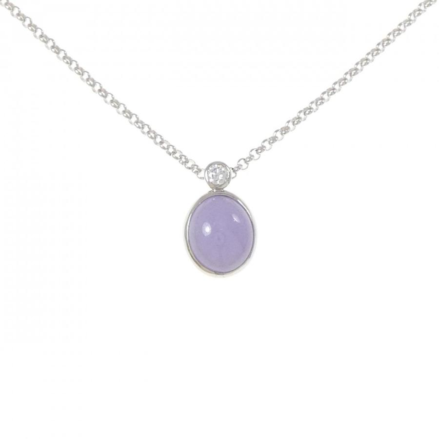 PT900/PT850 ラベンダーヒスイ ネックレス 4.99CT : KOMEHYO