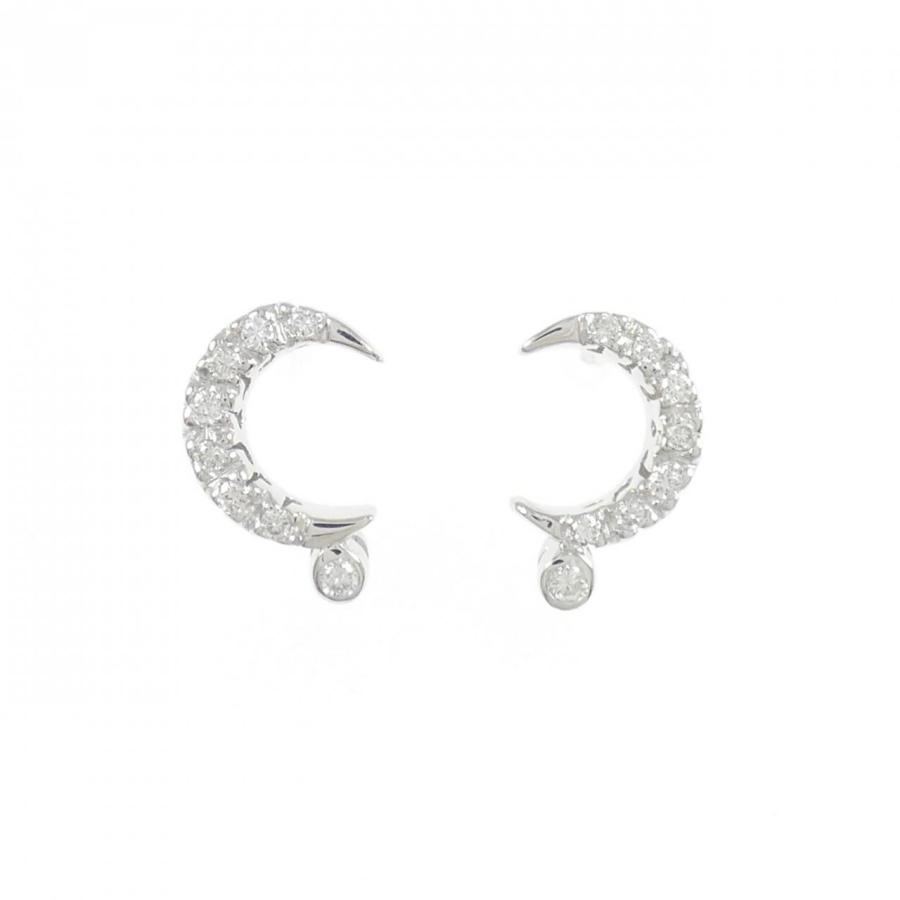 k18wg ダイヤピアス K18WG/750WG ダイヤモンド ピアス : KOMEHYO ONLINESTORE Yahoo!店