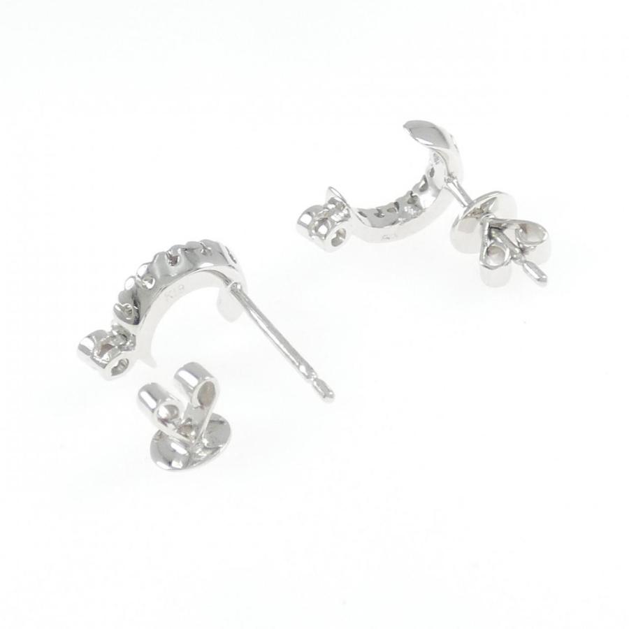 K18WG/750WG ダイヤモンド ピアス : KOMEHYO ONLINESTORE Yahoo!店