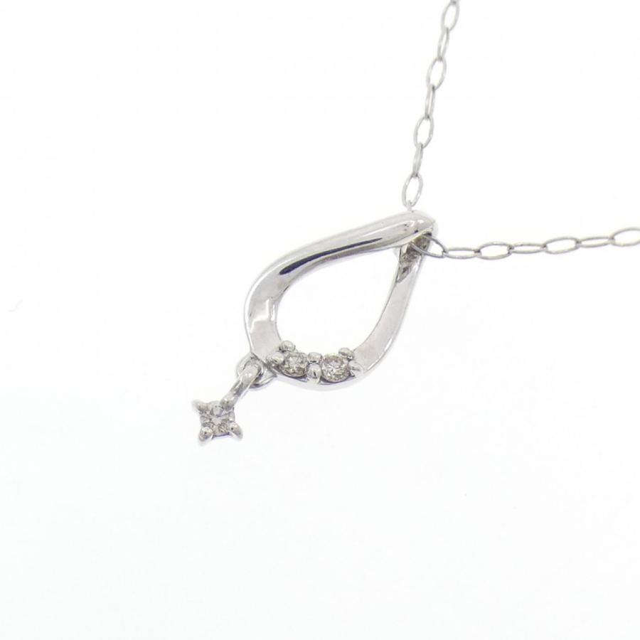 K10WG ダイヤモンド ネックレス : KOMEHYO ONLINESTORE Yahoo!店