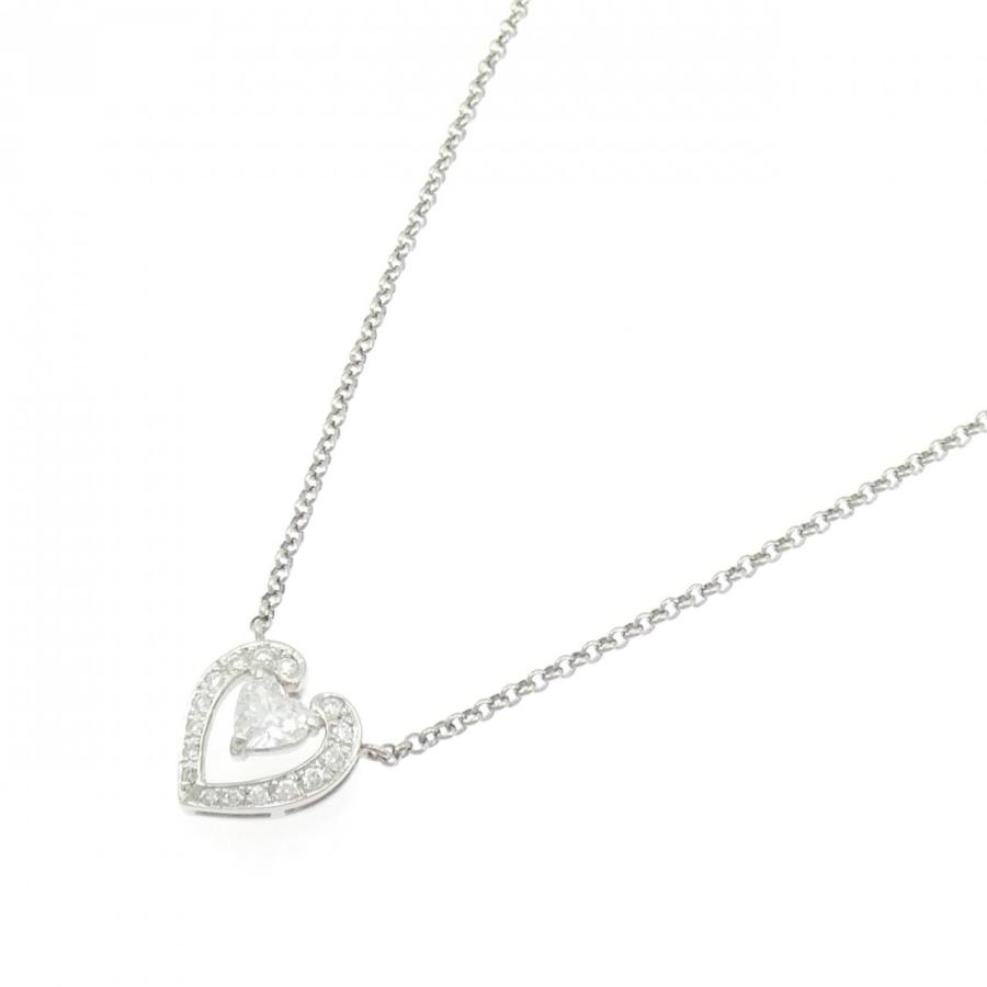 PT900/PT850 ダイヤモンド ネックレス 0.350CT F SI2 ハートシェイプ