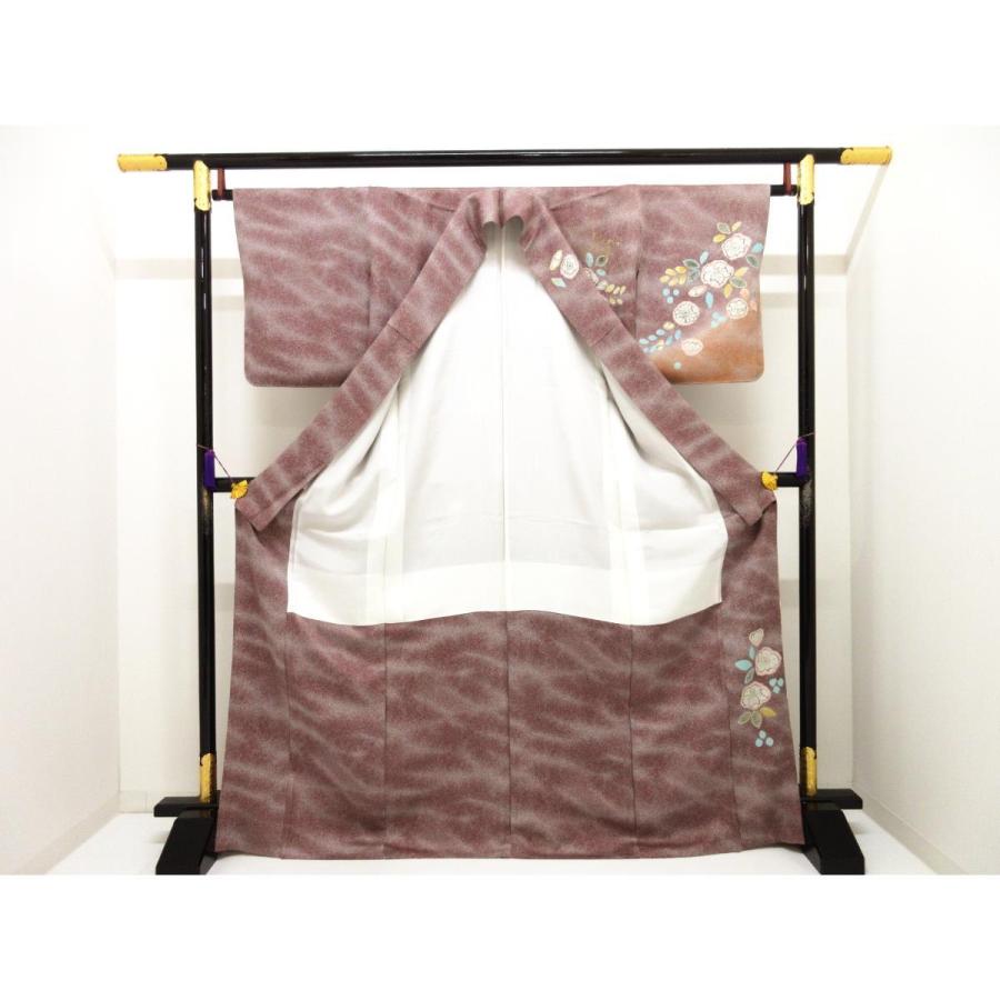 【未使用品】訪問着　友禅金彩加工　絞り入ボカシ染 未使用品】訪問着 友禅金彩加工 絞り入ボカシ染 : KOMEHYO ONLINESTORE