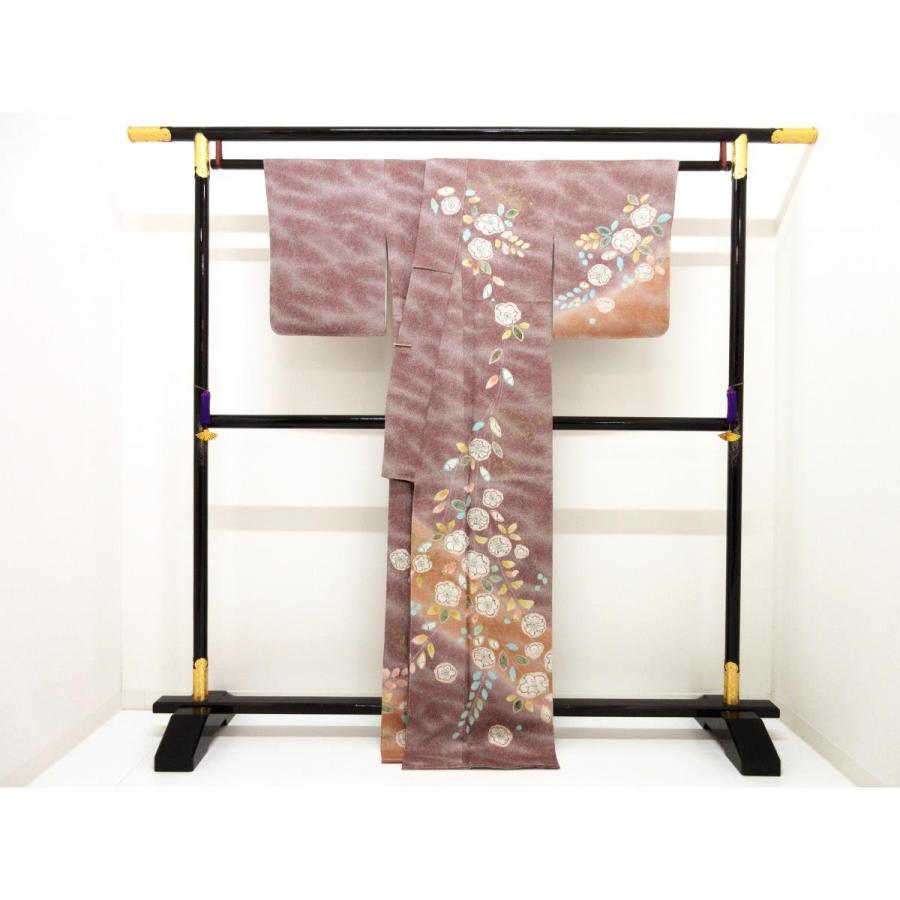 【未使用品】訪問着　友禅金彩加工　絞り入ボカシ染 未使用品】訪問着 友禅金彩加工 絞り入ボカシ染 : KOMEHYO ONLINESTORE
