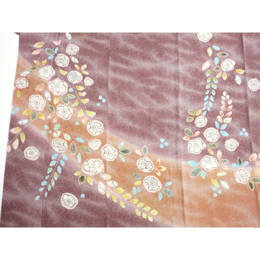 【未使用品】訪問着　友禅金彩加工　絞り入ボカシ染 未使用品】訪問着 友禅金彩加工 絞り入ボカシ染 : KOMEHYO ONLINESTORE