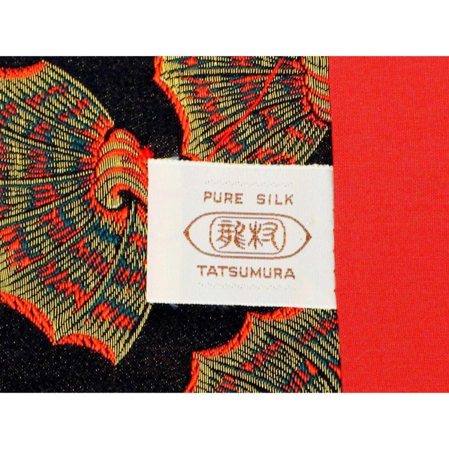 未使用品】名古屋帯 開き名古屋 全通柄【龍村美術織物】 美品 開き 