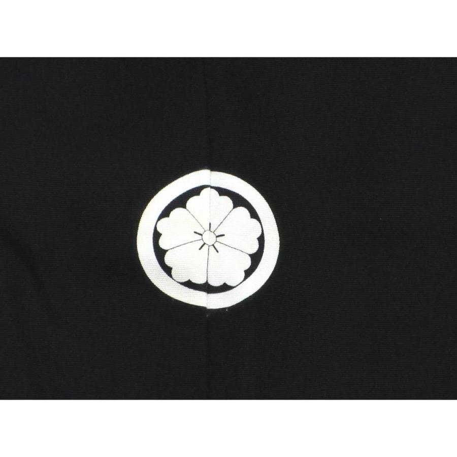 男物 黒羽二重 丸に唐花 きもの羽織 2点セット : KOMEHYO ONLINESTORE