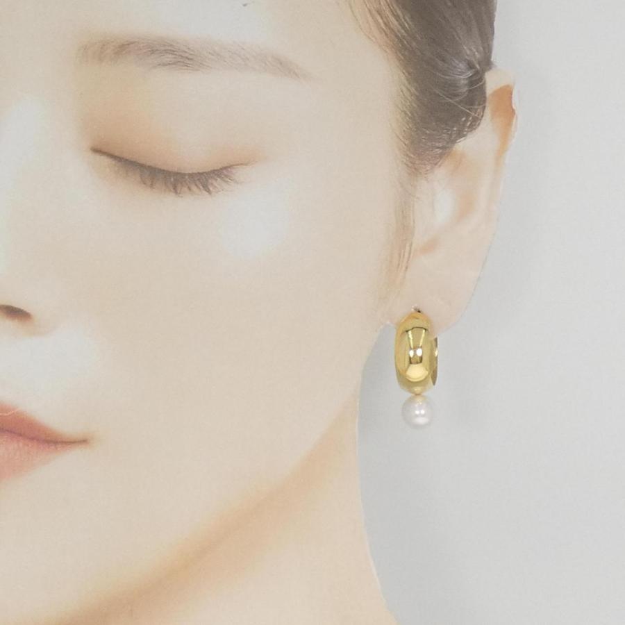 K18YG アコヤパール ピアス 8.5mm : KOMEHYO ONLINESTORE Yahoo!店