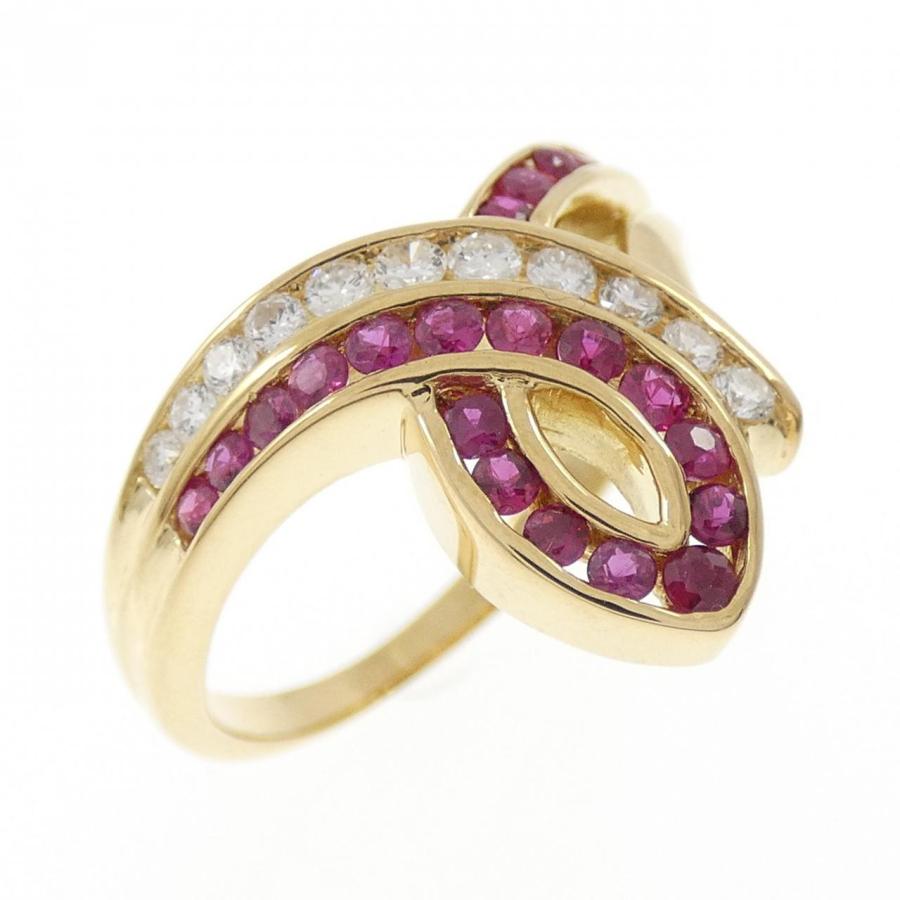 K18YG ルビー リング 0.46CT : KOMEHYO ONLINESTORE Yahoo!店 - 通販 