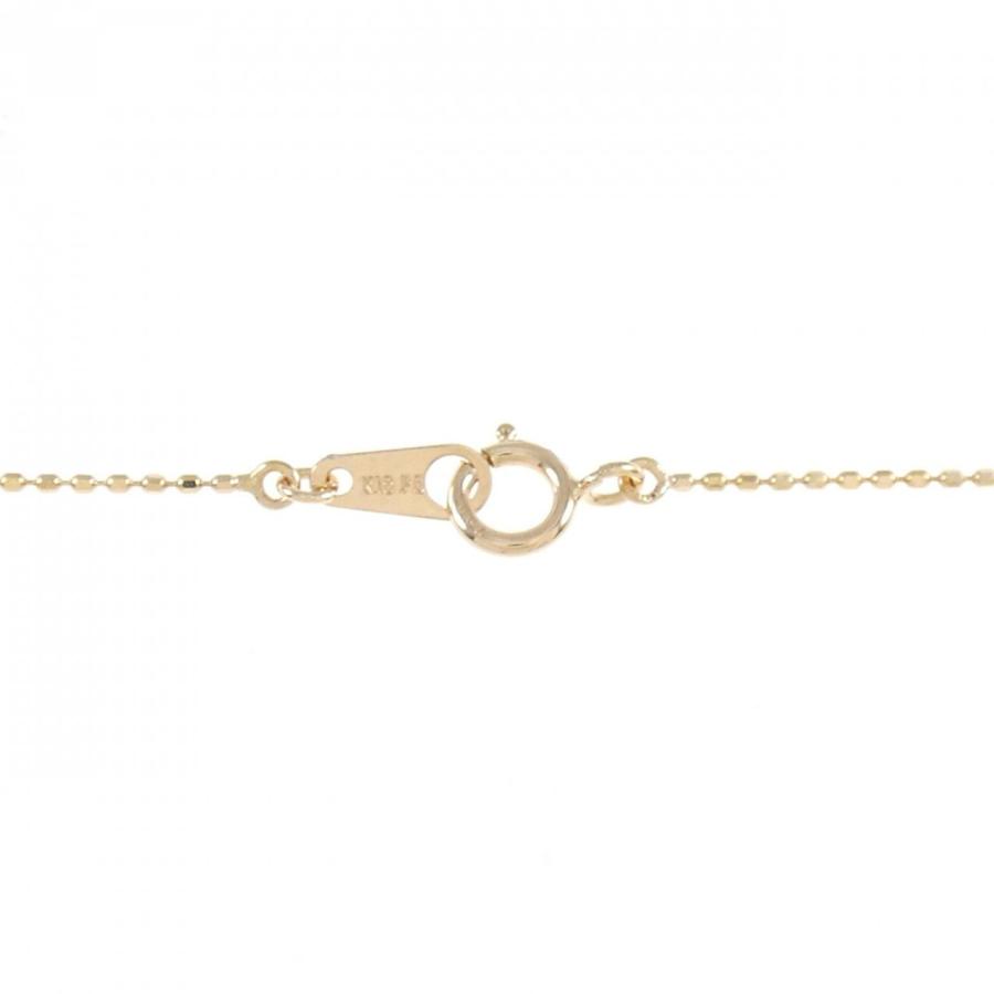 クロス ダイヤモンド ネックレス 0.50CT 【マルーン】