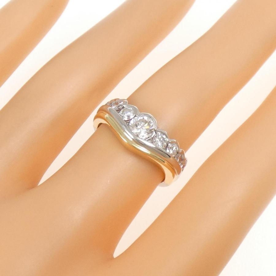k18 プラチナ900 ダイヤモンド1.01ct リング PT900/K18YG ダイヤモンド リング 1.01CT : KOMEHYO ONLINESTORE Yahoo