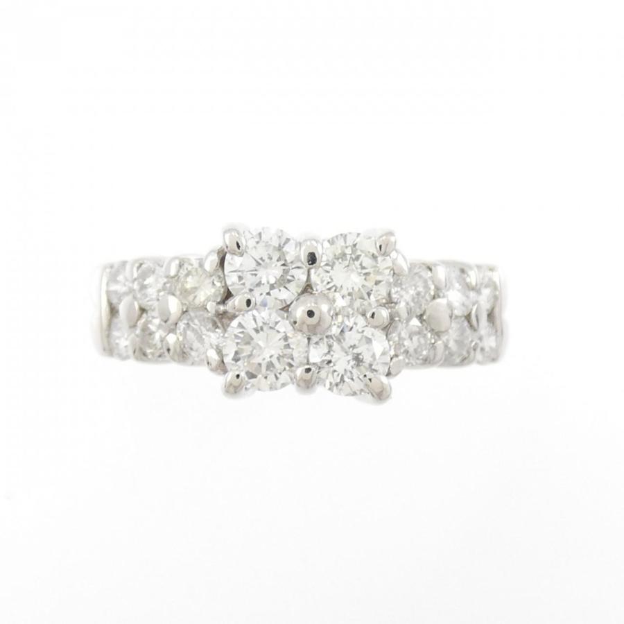 PT900 フラワー ダイヤモンド リング 1.05CT : KOMEHYO ONLINESTORE 
