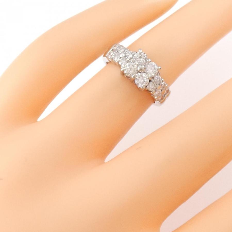PT900 フラワー ダイヤモンド リング 1.05CT : KOMEHYO ONLINESTORE 