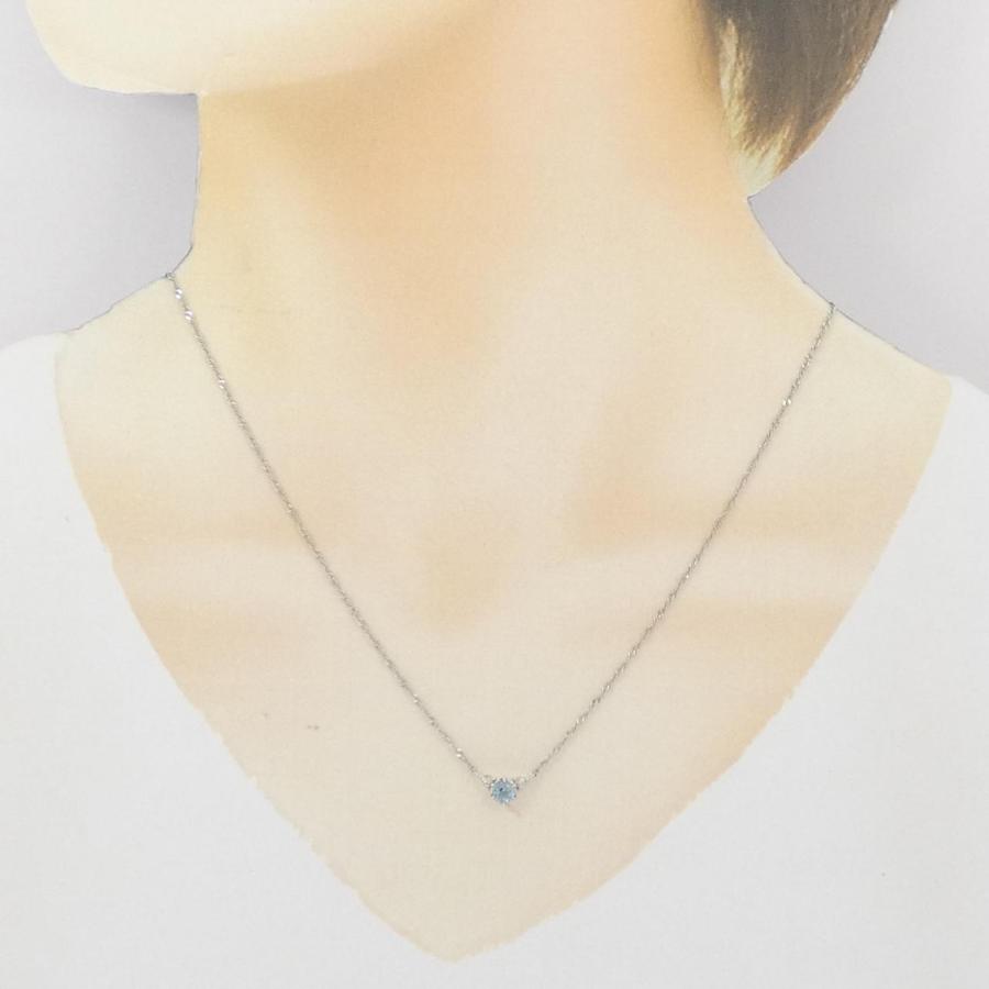 PT900/PT850 アクアマリン ネックレス : KOMEHYO ONLINESTORE Yahoo!店 