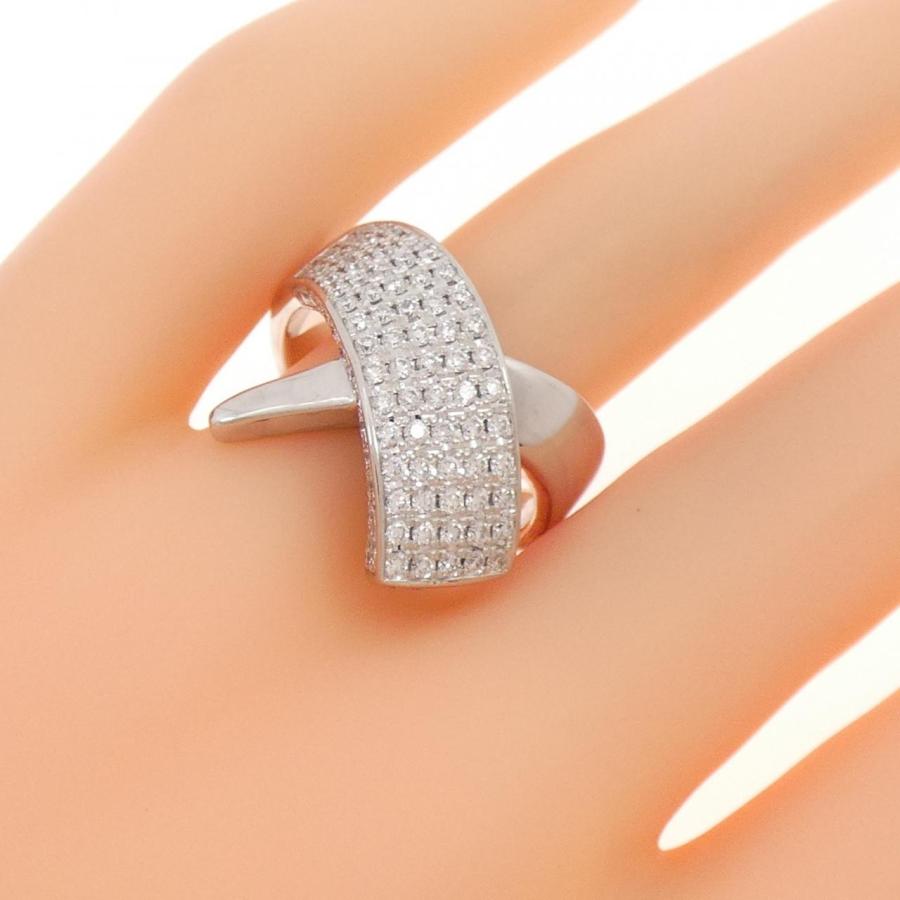 750WG パヴェ ダイヤモンド リング 0.97CT : KOMEHYO ONLINESTORE 