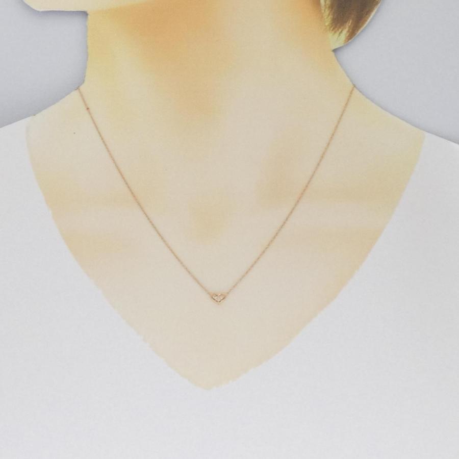 K10PG ハート ダイヤモンド ネックレス : KOMEHYO ONLINESTORE Yahoo