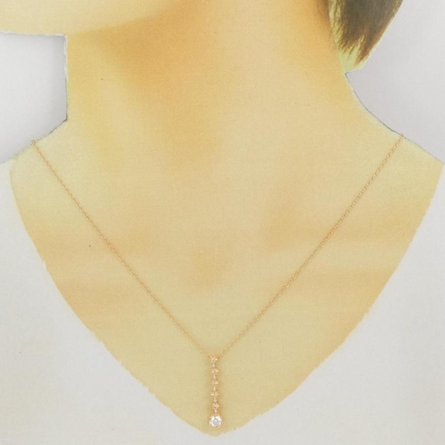 K18PG/K18WG ダイヤモンド ネックレス 0.348CT : KOMEHYO ONLINESTORE 