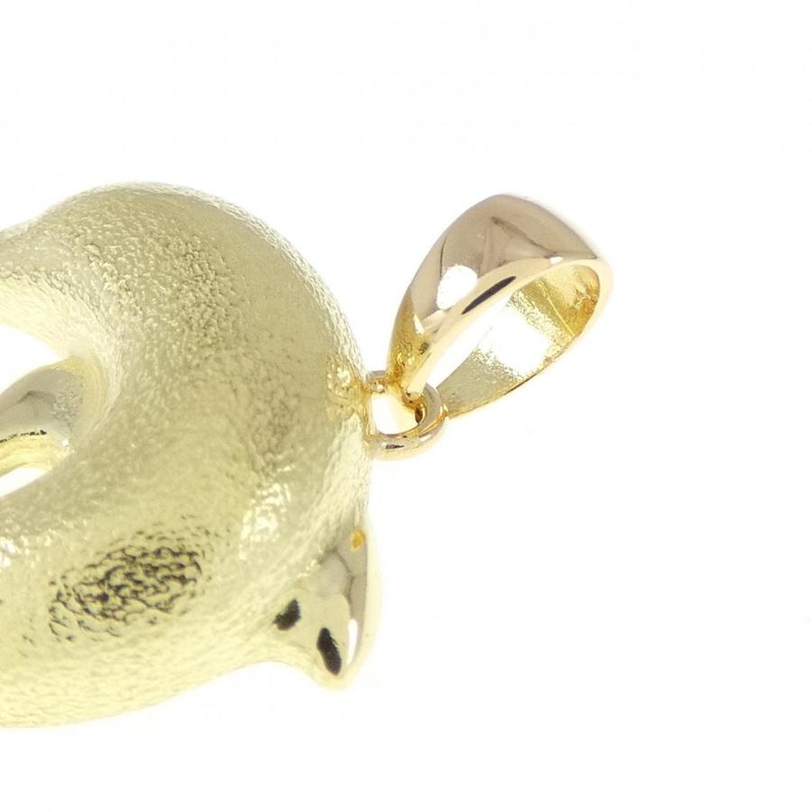 K18YG ドルフィン ダイヤモンド ペンダント 0.2CT : KOMEHYO 