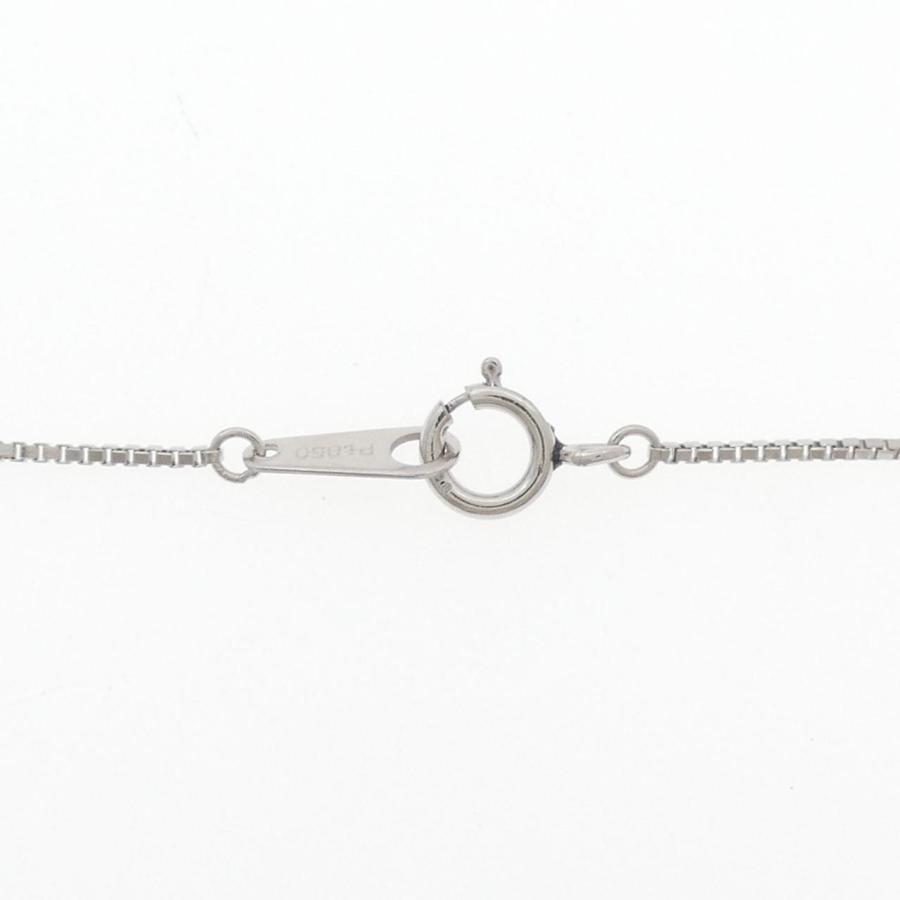 PT900/PT850 スリーストーン ダイヤモンド ネックレス 1.00CT 
